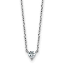 Load image into Gallery viewer, JOSEPHINE - Diamond Solitaire Heart Necklace

