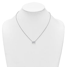 Load image into Gallery viewer, JACQUELINE - Two-Stone Pear and Oval Diamond Necklace

