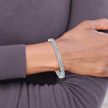 Load image into Gallery viewer, SIMONA - Grand Double Diamond Tennis Bracelet

