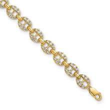 Load image into Gallery viewer, MADDALENA - The Diamond Anchor Bracelet
