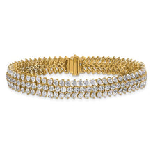 Load image into Gallery viewer, MARIELLA - Triple Row Diamond Tennis Bracelet
