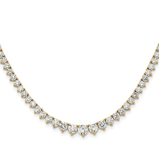 GENEVIEVE - The Diamond Graduated Tennis Necklace