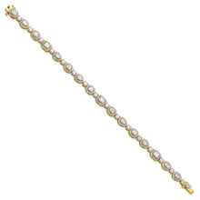 Load image into Gallery viewer, ROSABELLA - Multi-Diamond Halo Tennis Bracelet

