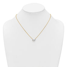 Load image into Gallery viewer, JACQUELINE - Two-Stone Pear and Marquise Diamond Necklace III
