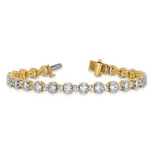 Load image into Gallery viewer, MINA - Oval and Round Diamond Tennis Bracelet
