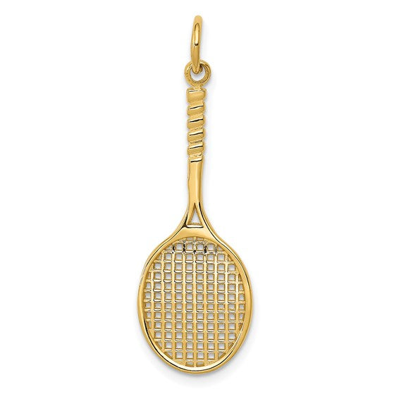LINA - Tennis Racket Pendant Necklace