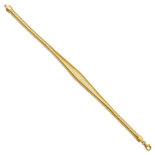 IVY - Ridged Gold Bracelet II