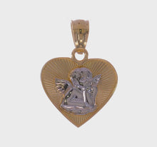 Load and play video in Gallery viewer, MARCIE - Guardian Angel Heart Pendant Necklace
