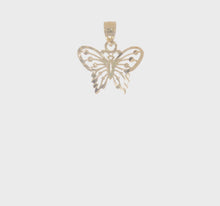 Load and play video in Gallery viewer, NERIDA - The Diamond-cut Butterfly Charm Pendant Necklace
