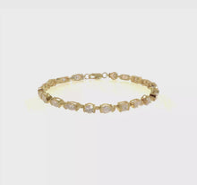 Load and play video in Gallery viewer, GISELLA - Multi-Diamond Half Bezel Set Tennis Bracelet

