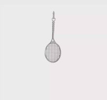 Load and play video in Gallery viewer, LINA - Tennis Racket Pendant Necklace
