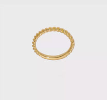 Load and play video in Gallery viewer, ELAINE - Twisted Gold Ring
