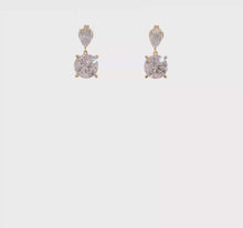Load and play video in Gallery viewer, ANNALISA - Diamond Drop Earrings
