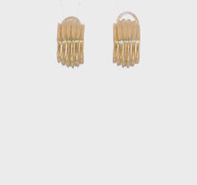 Load and play video in Gallery viewer, NICOLETTA - The Bold Ridge Earrings
