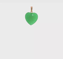 Load and play video in Gallery viewer, JADE - Jade Heart Pendant Necklace
