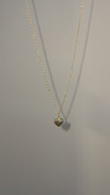 Load and play video in Gallery viewer, PEARLA- The Heart Charm Necklace
