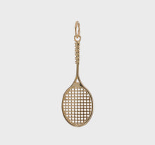 Load and play video in Gallery viewer, LINA - Tennis Racket Pendant Necklace
