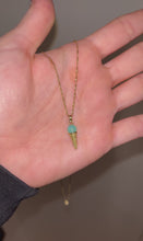 Load and play video in Gallery viewer, GIANA - Ice Cream Cone Charm Necklace Green
