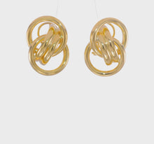 Load and play video in Gallery viewer, DILETTA - The Bold Knot Earrings
