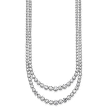 Load image into Gallery viewer, JOLANA - Double Diamond Tennis Necklace
