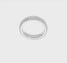Load and play video in Gallery viewer, DESI - The Double Diamond Eternity Band
