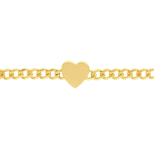 Load image into Gallery viewer, AMORA - The Heart Curb Bracelet
