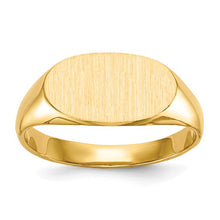 Load image into Gallery viewer, ASHER - The Gold Oval Personalized Signet Ring

