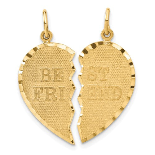 BEA - The Best Friend Diamond-cut Charm Necklace