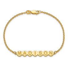 Load image into Gallery viewer, BELLINA - The Personalized Bubble Letter/Name Bracelet
