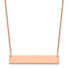Load image into Gallery viewer, ALICIA - The Engraved Best Mama Personalized Bar Necklace
