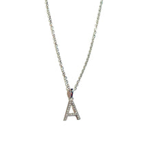 Load image into Gallery viewer, BELLA - The Diamond Initial Pendant with Chain
