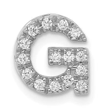 Load image into Gallery viewer, KATHY - The Bold Diamond Initial Charm Necklace
