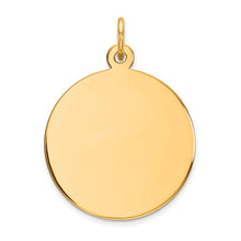 Load image into Gallery viewer, CASSIE - Engraved Disc Pendant Necklace Personalized
