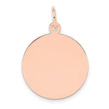 Load image into Gallery viewer, CASSIE - 14K The Engraved Personalized Disc Pendant Necklace
