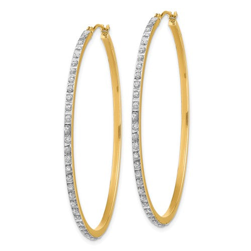 DEANNA - Diamond Hoop Earrings