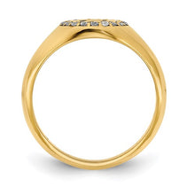 Load image into Gallery viewer, DUSTIN - The Initial Diamond Oval Classic Signet Ring
