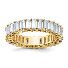 Load image into Gallery viewer, ELIANA - The Emerald-cut Moissanite Eternity Band
