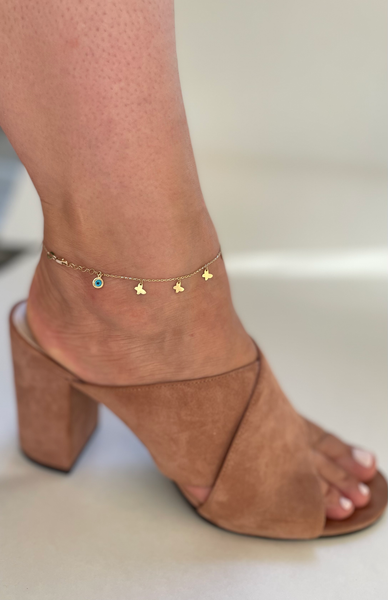 ELLA - The Butterfly Charm Anklet