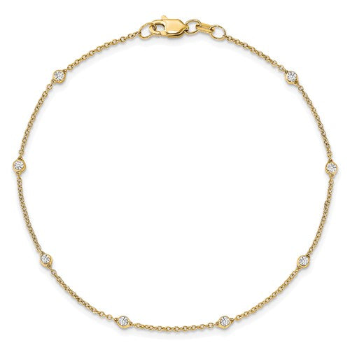 ELOISA - The Diamond Bezel Anklet