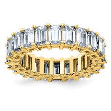 Load image into Gallery viewer, ESTELLA - The Grand Emerald-cut Moissanite Eternity Band
