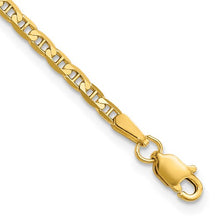 Load image into Gallery viewer, FRANCA - The Flat Mariner Anchor Chain Anklet
