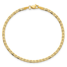 Load image into Gallery viewer, FRANCA - The Flat Mariner Anchor Chain Anklet
