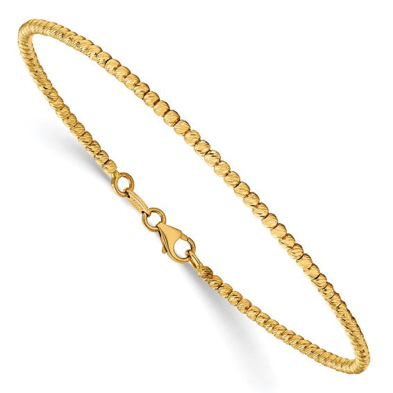 WILLOW - The Diamond Cut Beaded Bracelet