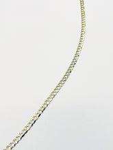 Load image into Gallery viewer, JAMIE - The Diamond Cut Two-Tone Pave Curb Chain
