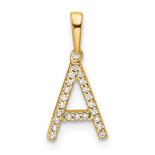 Load image into Gallery viewer, JADE - The Diamond Initial Pendant
