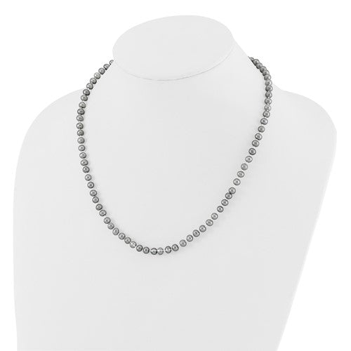 LUISA- The Gray Freshwater Pearl Necklace