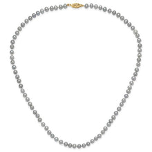 Load image into Gallery viewer, LUISA- The Gray Freshwater Pearl Necklace
