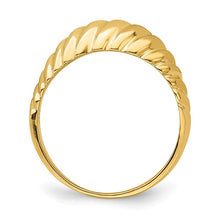 Load image into Gallery viewer, CRISSY -The Croissant Dome Ring
