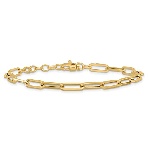 MILA - Grand Paperclip Oval Link Bracelet 4.5mm