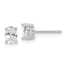 Load image into Gallery viewer, GIGI - Diamond Stud Earrings Oval
